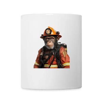 Schimpanse - Tasse - Weiß - Vorne