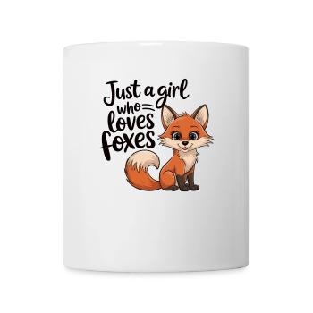 Fox in love – cheeky, sweet & smart! - Mug - white - Front