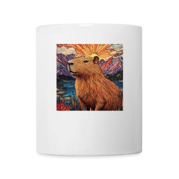Wasserschwein - Tasse - Weiß - Vorne