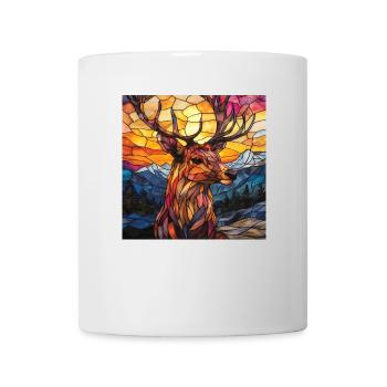 Reh - Tasse - Weiß - Vorne