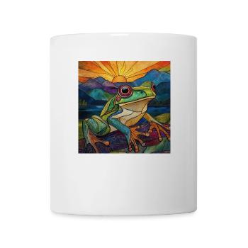 Frosch - Tasse - Weiß - Vorne