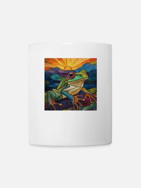 Frosch - Tasse - Weiß