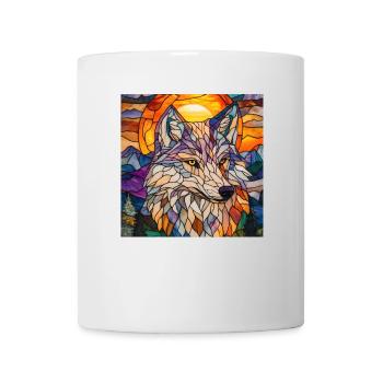 Wolf - Tasse - Weiß - Vorne