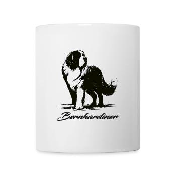 Bernhardiner Design – Sanfter Riese aus den Alpen - Tasse - Weiß - Vorne