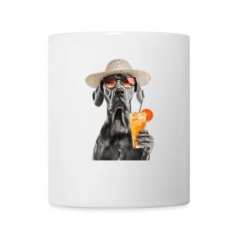Deutsche Dogge - Tasse - Weiß - Vorne