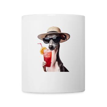Windhund - Tasse - Weiß - Vorne