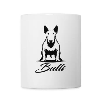 Bullterrier Design – Charakter und Stärke - Tasse - Weiß - Vorne