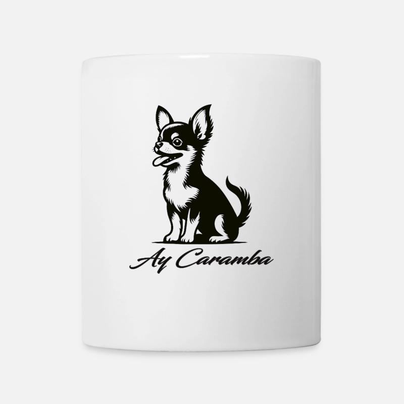 Chihuahua Design – Niedlich und frech - Tasse - Weiß