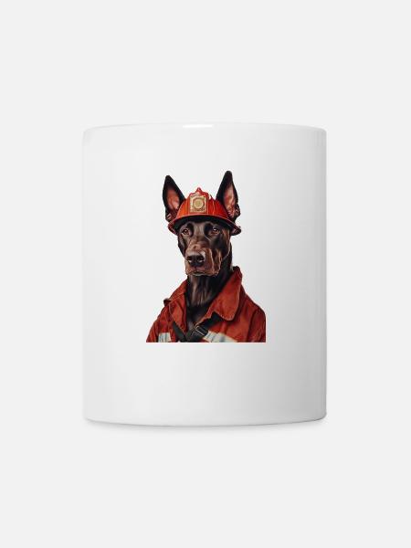 Dobermann - Tasse - Weiß