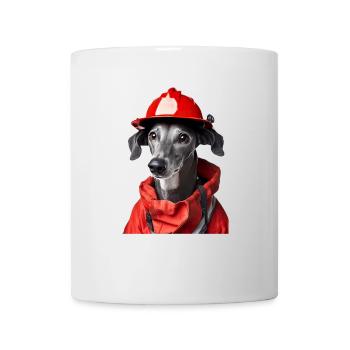 Windhund - Tasse - Weiß - Vorne