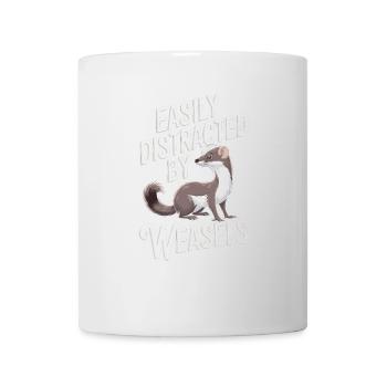 Wiesel - Tasse - Weiß - Vorne