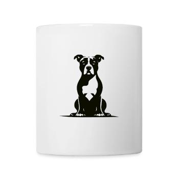 Staffordshire Terrier – Fort et loyal - Mug blanc - blanc - Devant