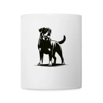 Rottweiler Design – Pour les vrais amoureux des chiens - Mug blanc - blanc - Devant