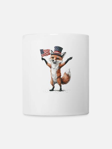Fuchs - Tasse - Weiß