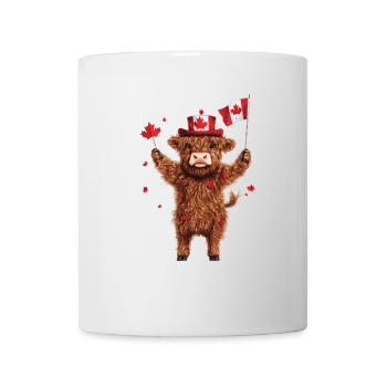 Hochlandrind - Tasse - Weiß - Vorne