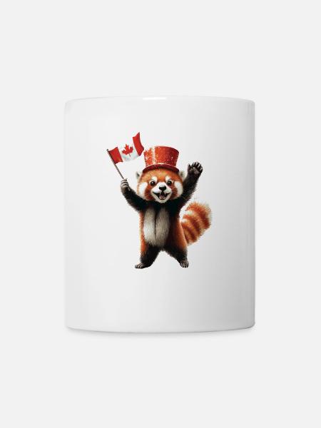 Roter Panda - Tasse - Weiß