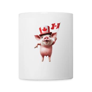 Schwein - Tasse - Weiß - Vorne