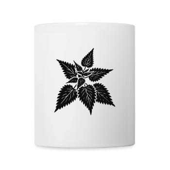 simple nettle design – wild & healing - Mug - white - Front
