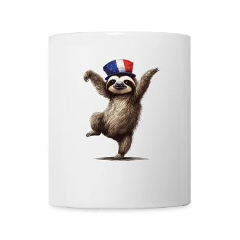 Faultier - Tasse - Weiß - Vorne