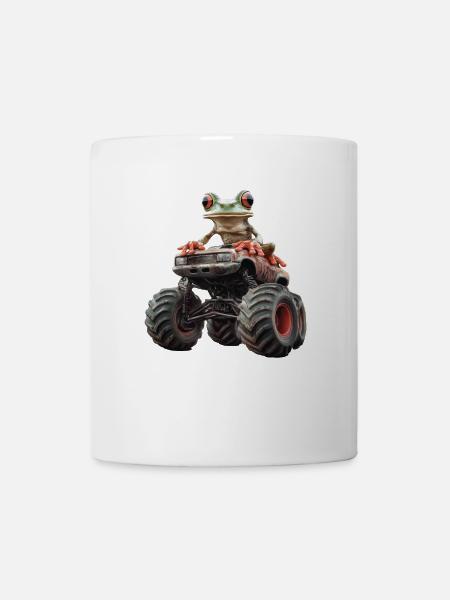 Frosch - Tasse - Weiß