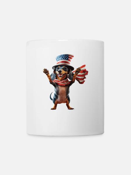 Dackel - Tasse - Weiß