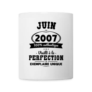 18th Birthday - June 2007 Perfection - Mug - white - Front