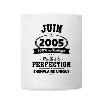 20th Anniversary - June 2005 Perfection - Mug - white - Front