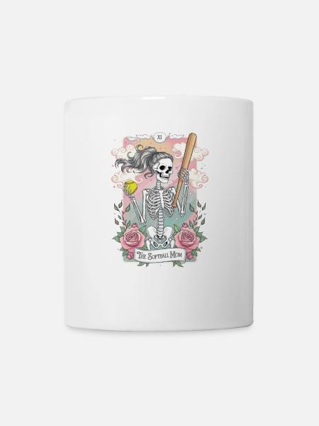 Tarotkarte - Tasse - Weiß