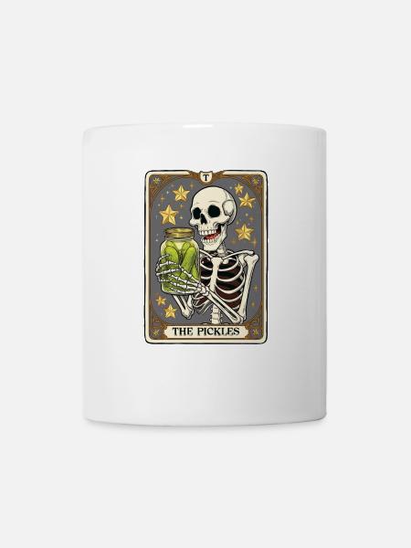 Tarotkarte - Tasse - Weiß