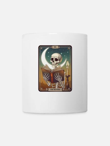 Tarotkarte - Tasse - Weiß