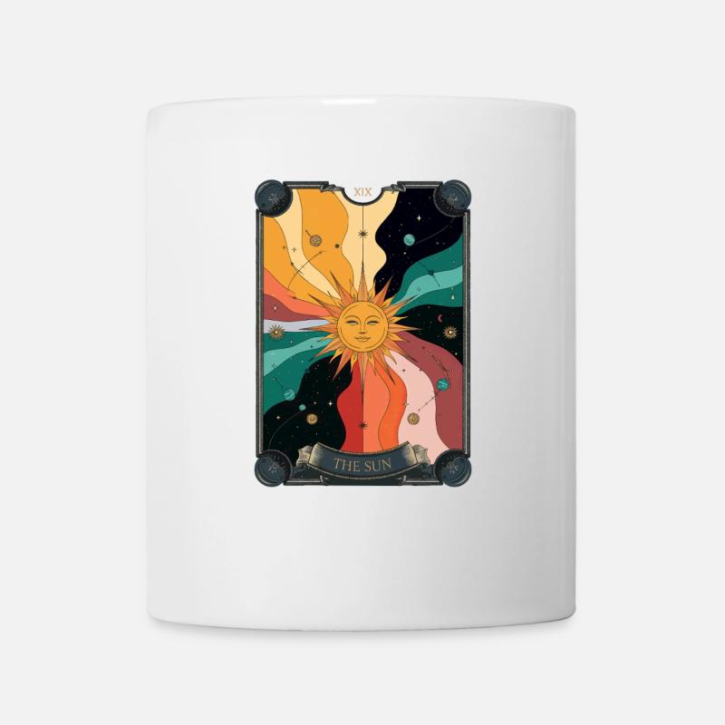 Tarotkarte - Tasse - Weiß
