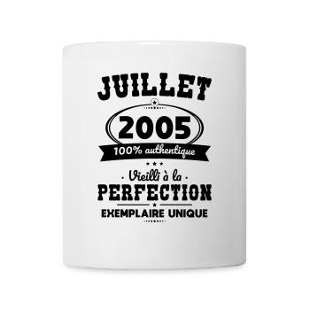 20th Anniversary - July 2005 Perfection - Mug - white - Front