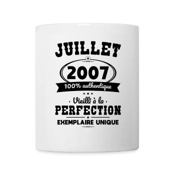 18th Birthday - July 2007 Perfection - Mug - white - Front