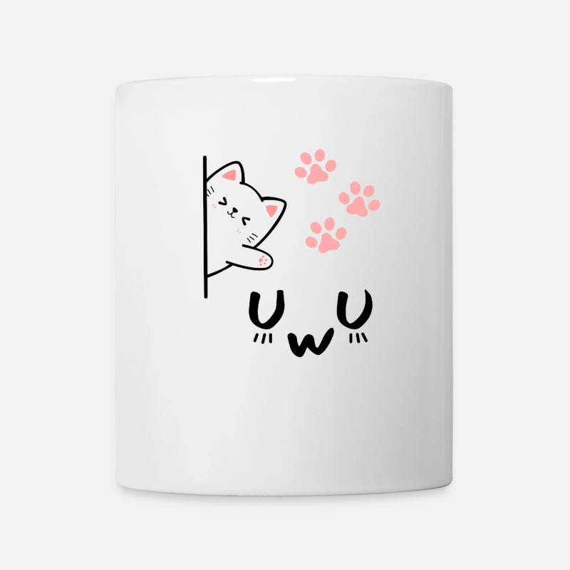 huhu I'm a cuty cat - Mug - white