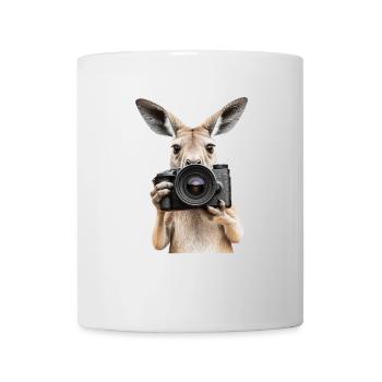 Känguru - Tasse - Weiß - Vorne
