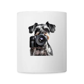 Zwergschnauzer - Tasse - Weiß - Vorne