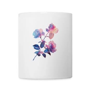 Rose - Tasse - Weiß - Vorne