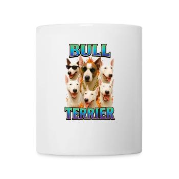 Bullterrier - Tasse - Weiß - Vorne