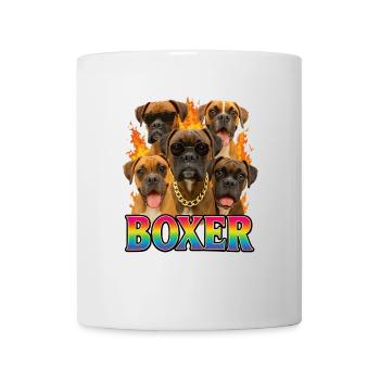Boxer - Tasse - Weiß - Vorne