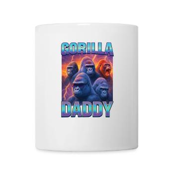 Gorilla-Papa - Tasse - Weiß - Vorne