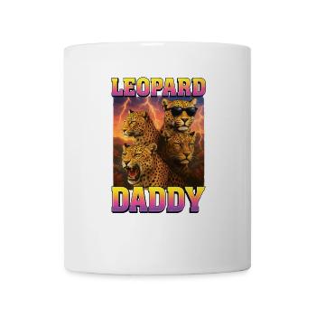 Leoparden-Papa - Tasse - Weiß - Vorne