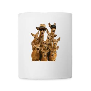 Reh - Tasse - Weiß - Vorne