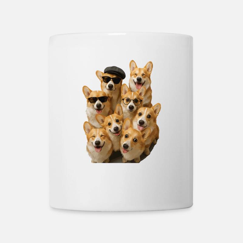 Corgi - Tasse - Weiß