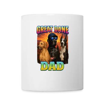Deutsche Dogge - Tasse - Weiß - Vorne