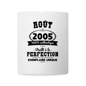20th Anniversary - August 2005 Perfection - Mug - white - Front