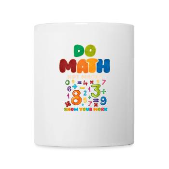Mathe - Tasse - Weiß - Vorne