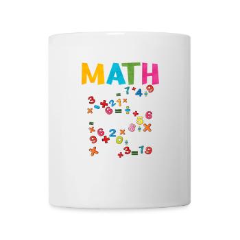 Mathe - Tasse - Weiß - Vorne