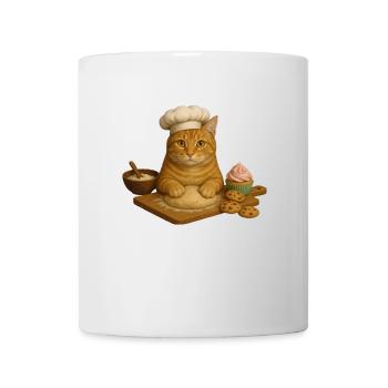 Cuisson pour chats - Mug blanc - blanc - Devant