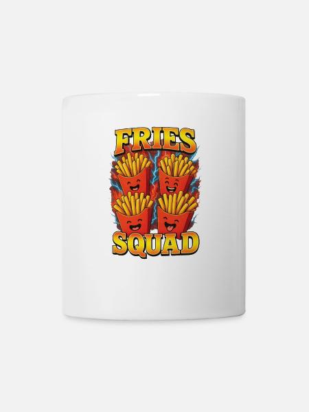 Pommes - Tasse - Weiß