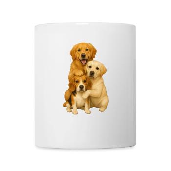 Golden Retriever Labrador Beagle - Mug - white - Front